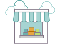 Bloggin_Ninja-is-for-Small_Business_Owners-8 Bloggin' Ninja is for Small Business Owners - He's a small business building with purchases in the window